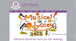 Desktop Screenshot of lpfschools.com