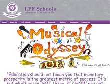 Tablet Screenshot of lpfschools.com